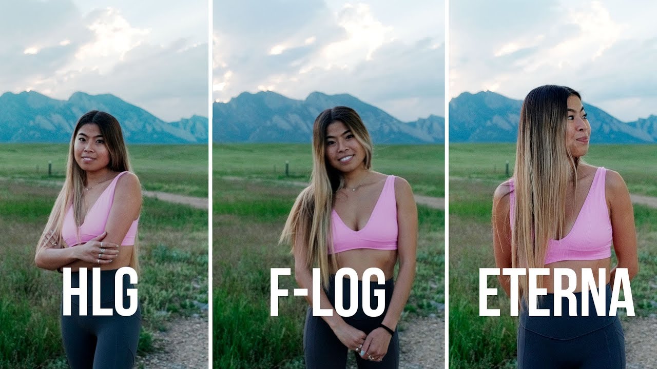 HLG vs F-log vs ETERNA  | Fuji X-T3