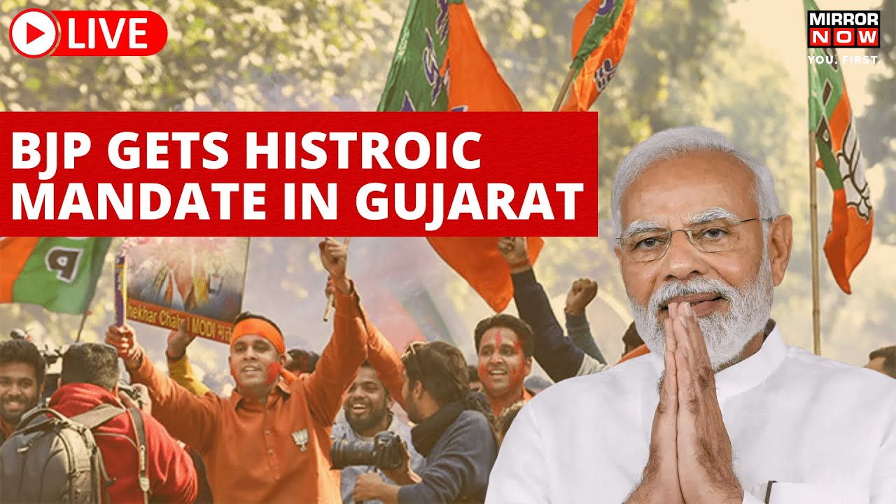 Gujarat Election Results LIVE | BJP Sweeps Gujarat, Creates New Record; Congress, AAP on Backfoot