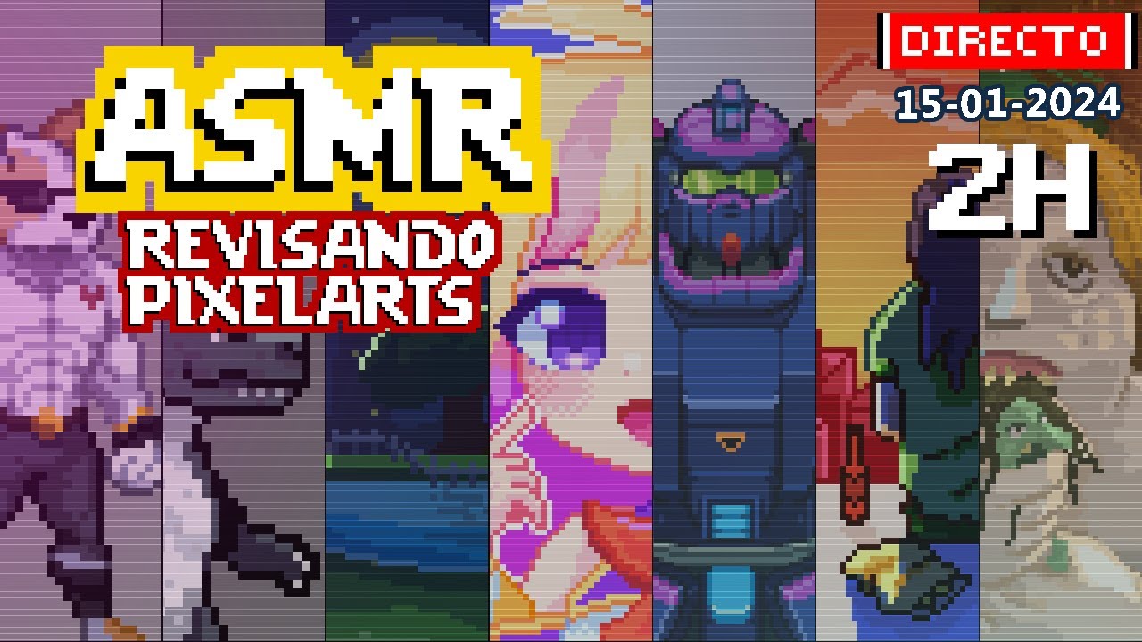 🎨 ASMR de Pixelart: Descubre el Talento de Mi Comunidad [DIRECTO 15/01/2024] 🌟