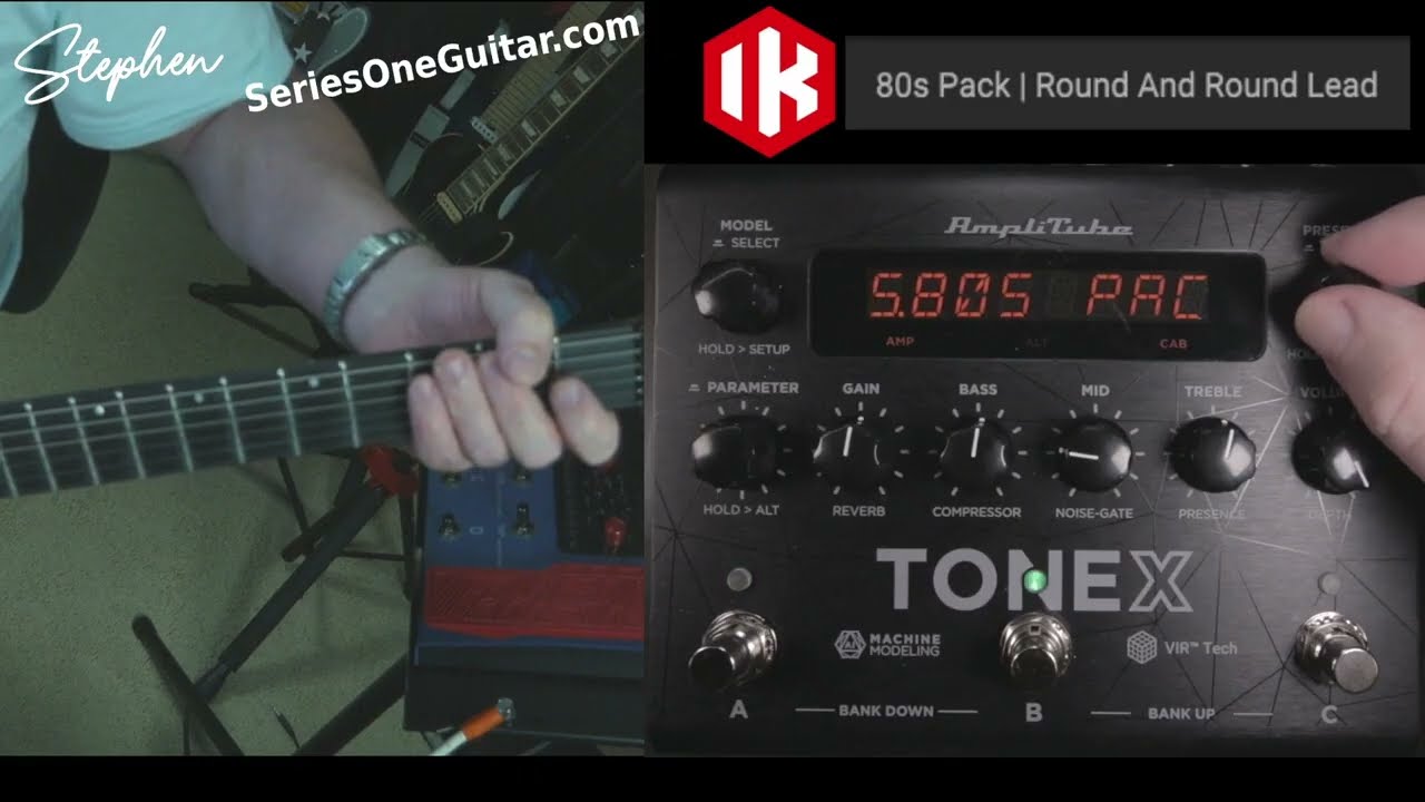 Episode 3 The Tonex Pedal from IK Multimedia Raw Sound Review with Stephen.