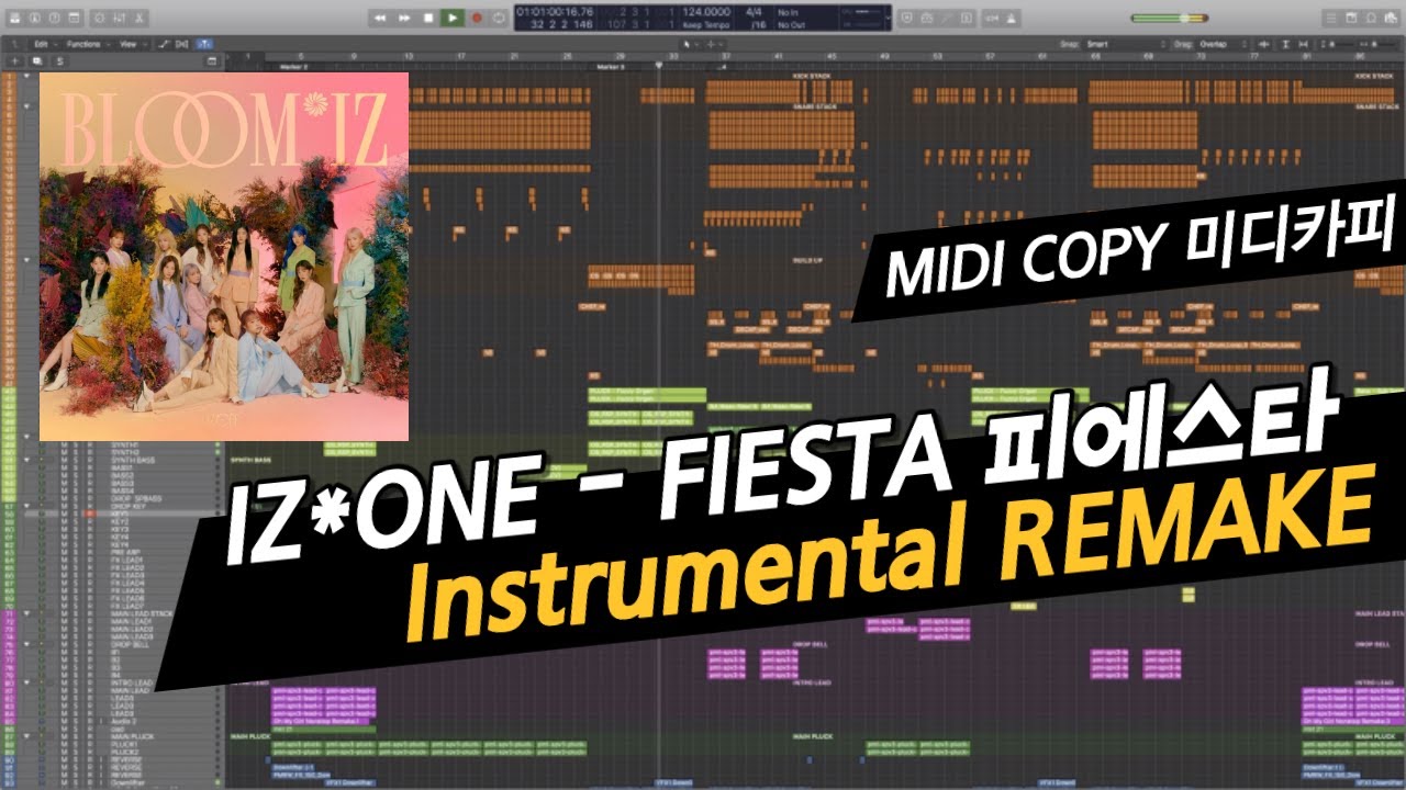 IZ*ONE - FIESTA (피에스타) Instrumental REMAKE [MIDI COPY] | 아이즈원 피에스타 inst 미디 카피