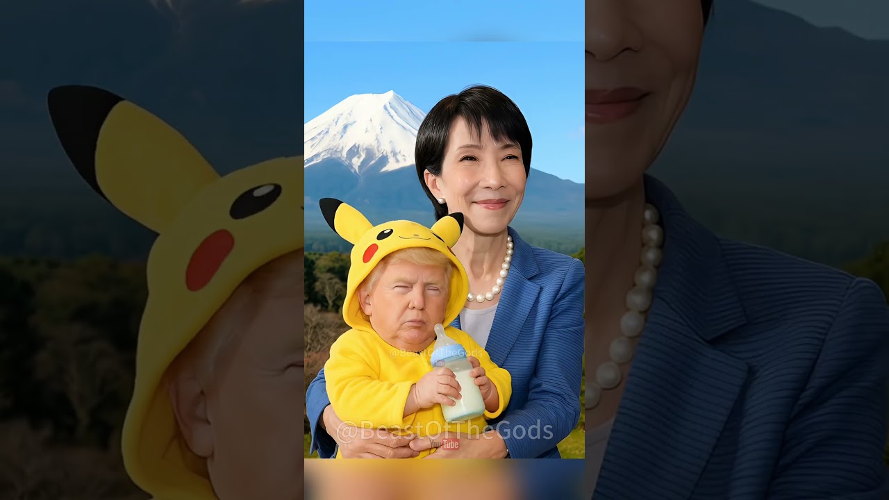 Sanae Takaichi&rsquo;s Milk Disaster with Baby Trump 🍼⚡️