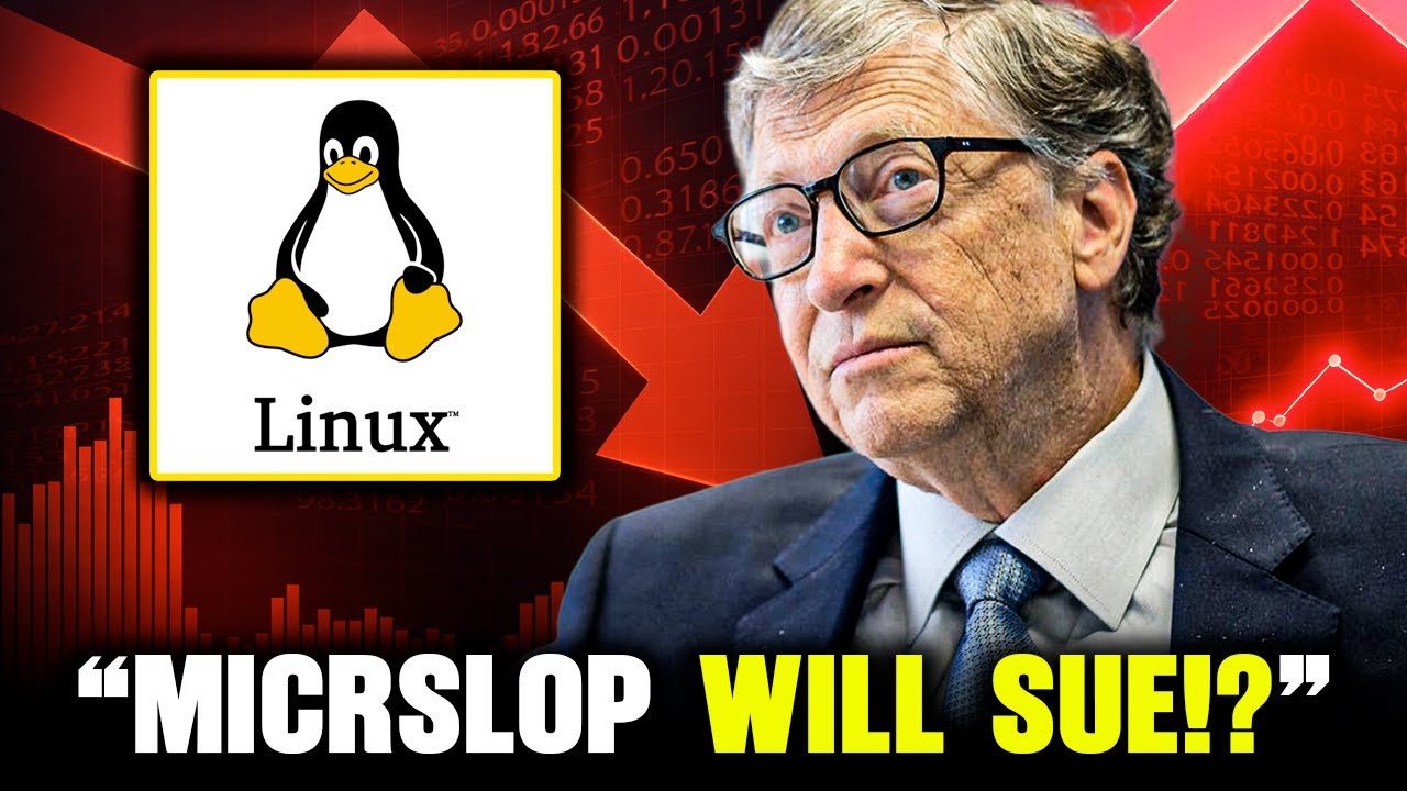 Microslop ERUPTS At LINUX Over Users LEAVING Windows 11...