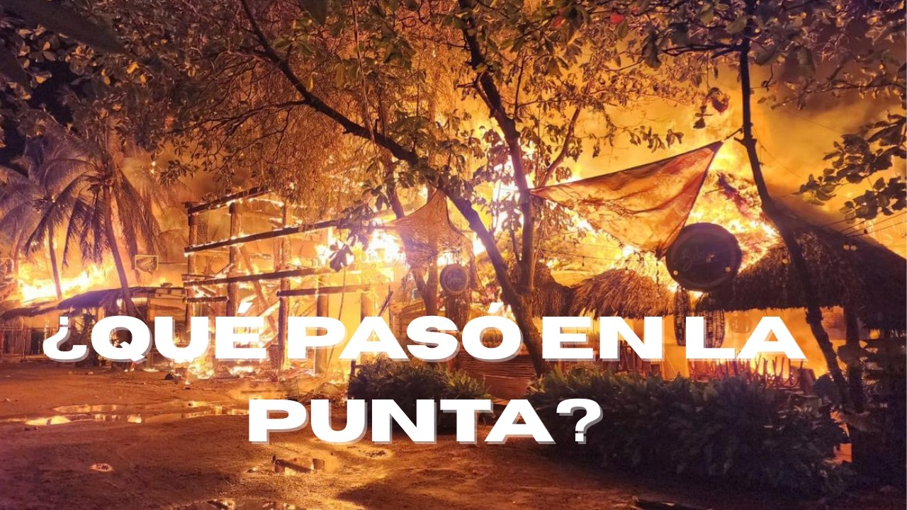 La Punta Zicatela se incendio  | La comunidad de Puerto Escondido responde