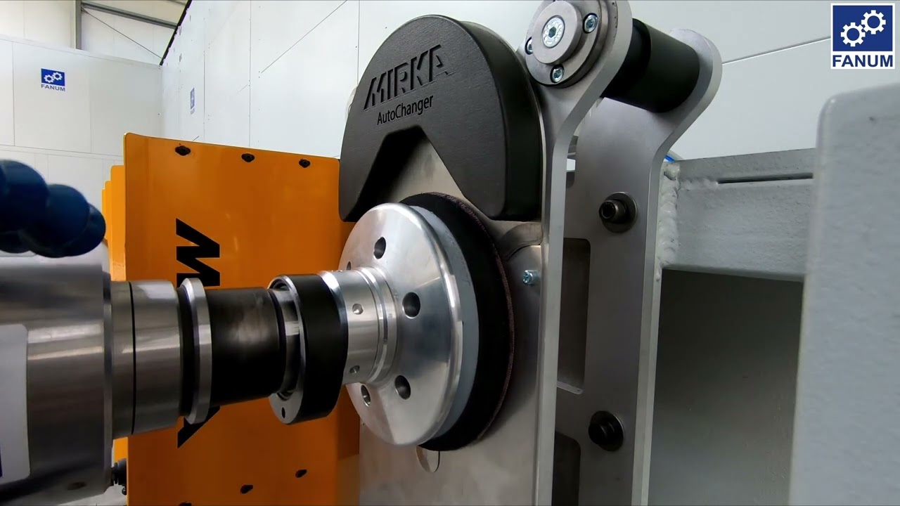 Automated cnc sanding on Fanum milling machine | Szlifowanie na frezarce CNC