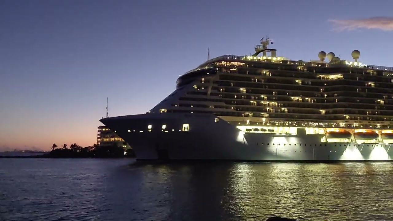 256-257-258 Cruise ship MSC SEASIDE Explora II and Freedom OTS Delayed Departure from Port Miami