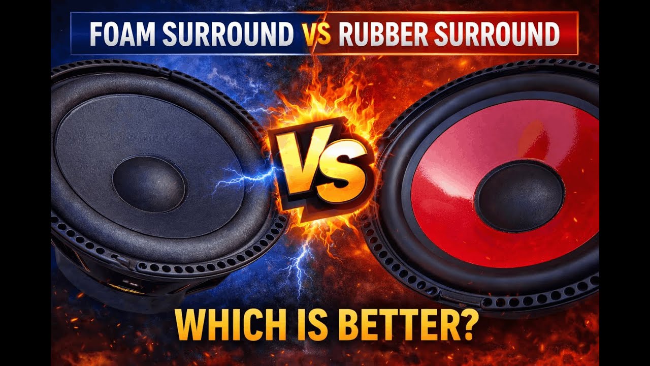 Foam Surround Speakers vs Rubber Surround Speakers - Real Sound Difference Explained | HME Audio