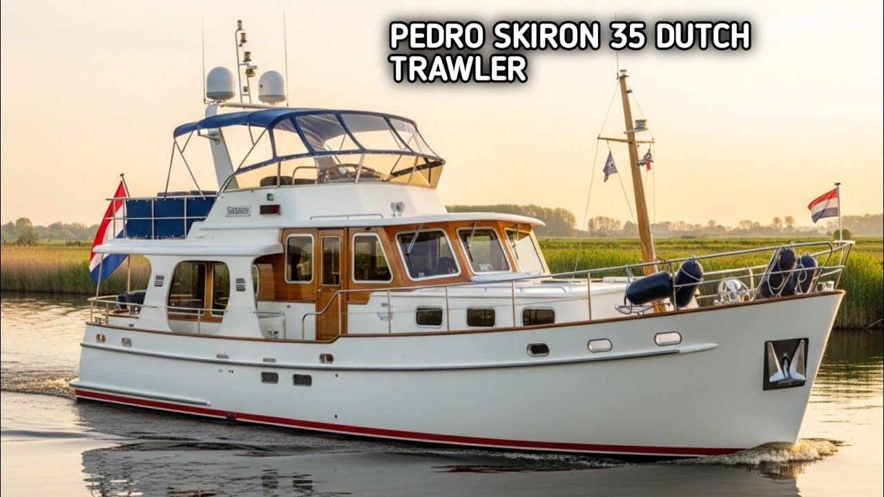 Pedro Skiron 35: Classic Dutch Steel Trawler Yacht Review & Walkthrough