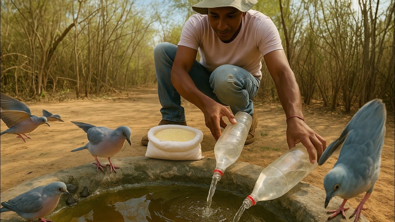 💧 “Momento Raro! Animais Agradecendo por um Gole de Água!”