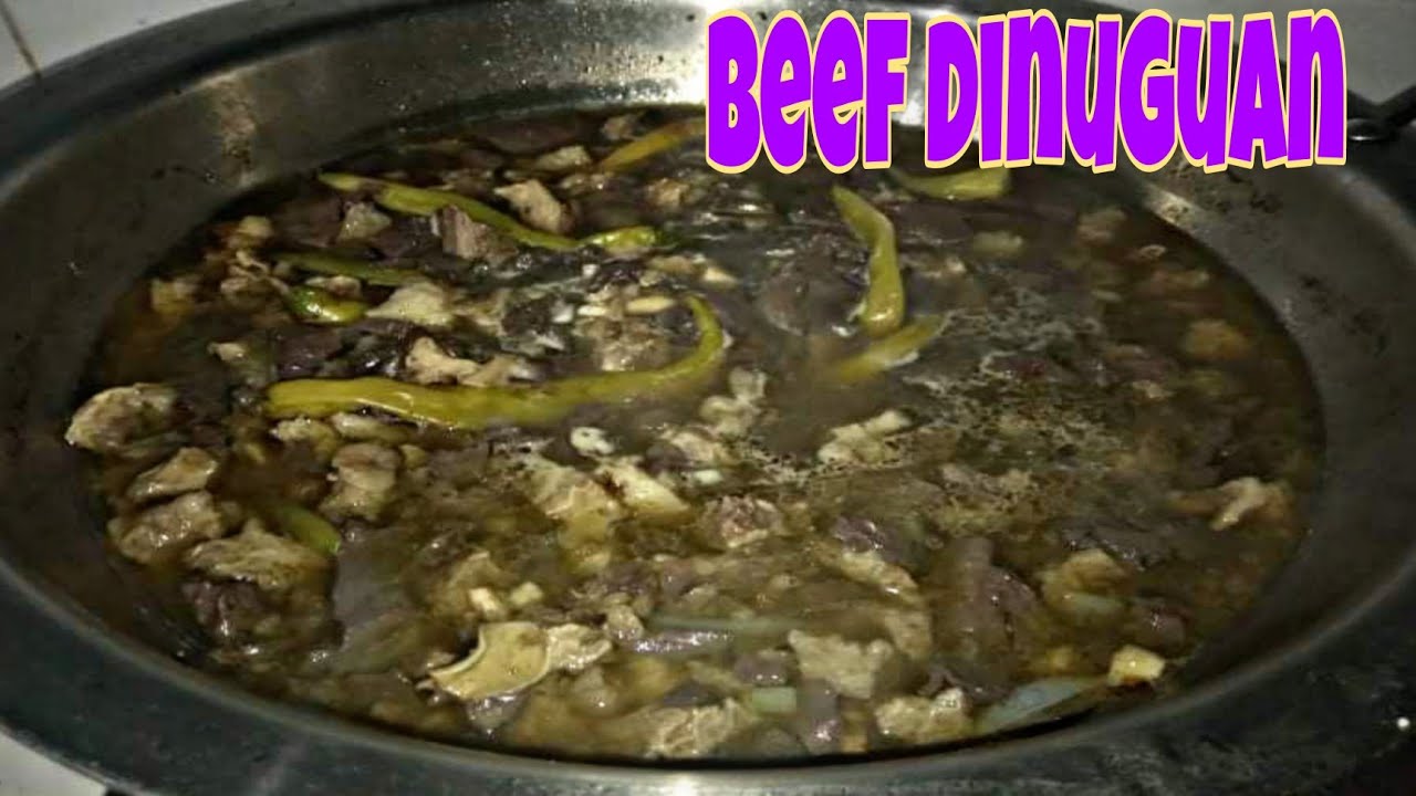 Dinuguan laman loob ng Baka|Panlasang pinoy|by Grace ofw Channel