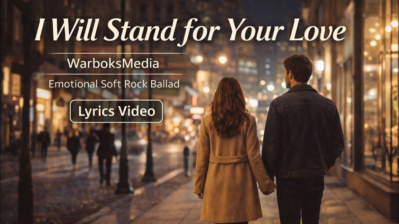 I Will Stand for Your Love - WarboksMedia | Emotional Soft Rock Ballad | Lyrics video 