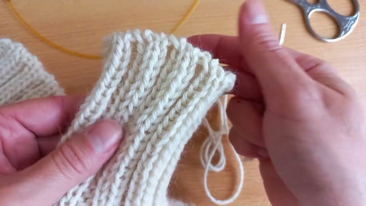 Cierre Tubular Elástico 2/2 (Tubular bind off for 2x2 rib)