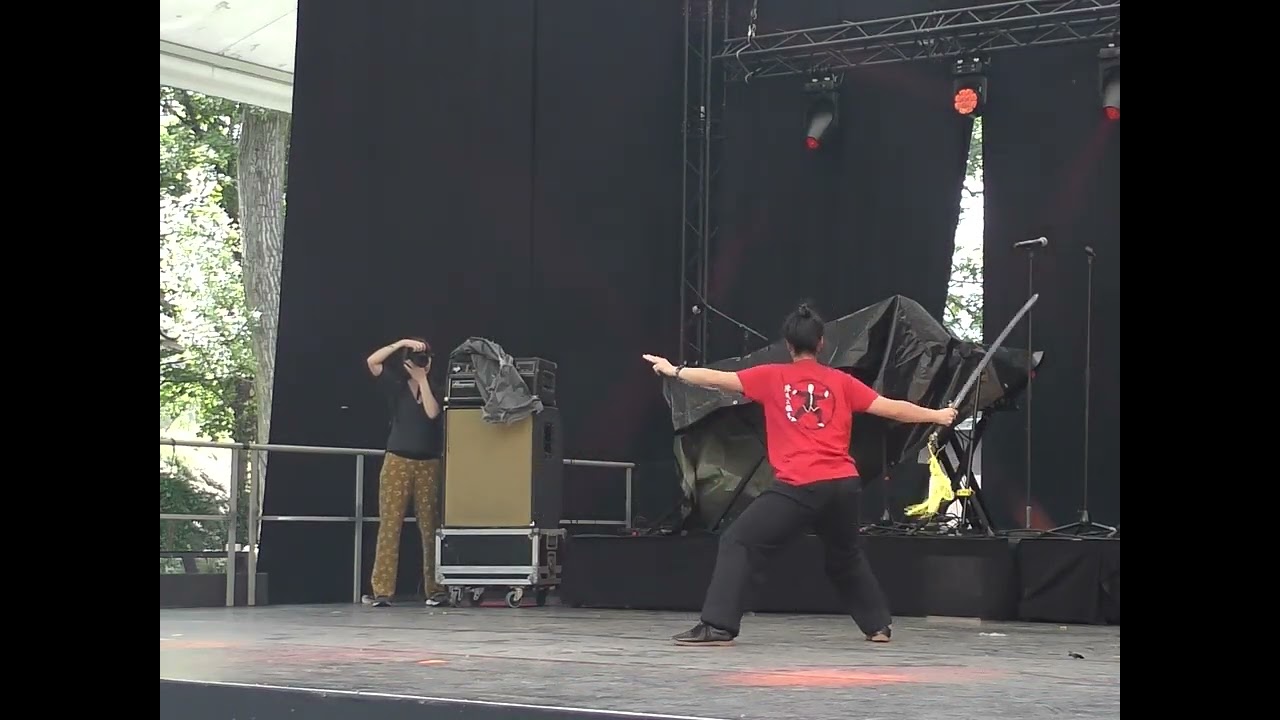 Epée Taiji style Chen - Démonstration à la Fête de l'été 2024 de Fresnes