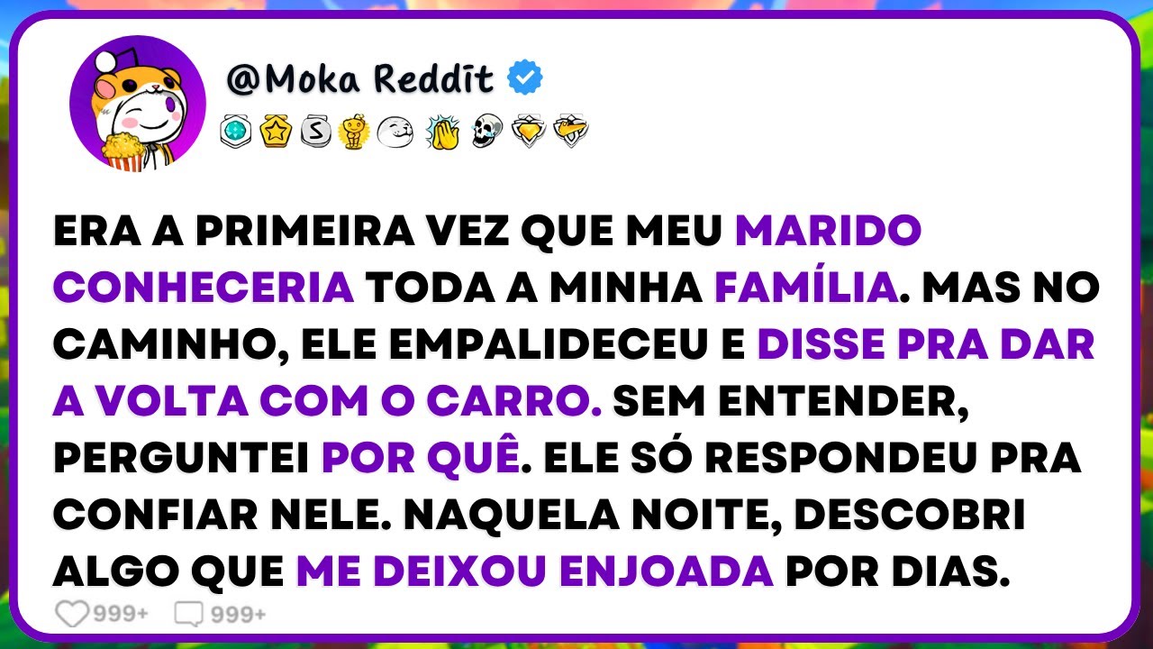 Meu Marido Pediu Pra Dar Meia-volta Com O Carro.. Depois Descobri Algo Nojento