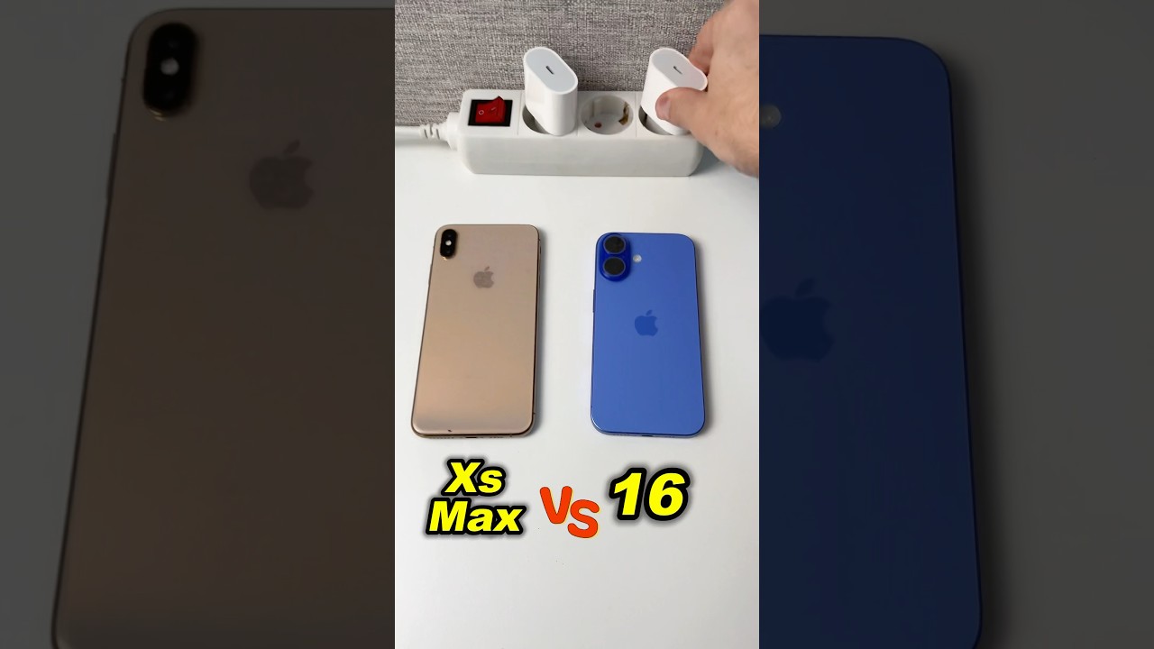 iPhone XS Max VS 16 Power On Boot Speed Test Best Comparison 2025
