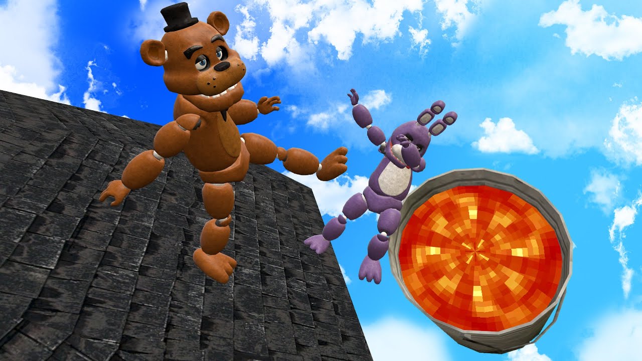 Five Nights at Freddy's 2 Animatronics. Bonnie and Freddy Garry's Mod not ordinary ragdolls and fail