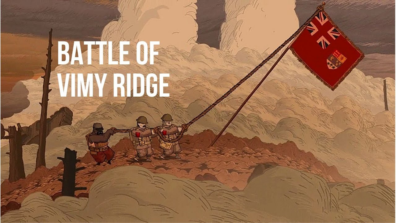 WW1 - Battle of Vimy Ridge Canadian Charge - Vimy Ridge - 