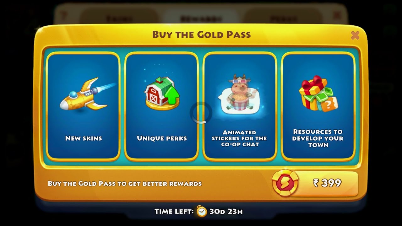 TOWNSHIP Gold pass 3 Plane Skin