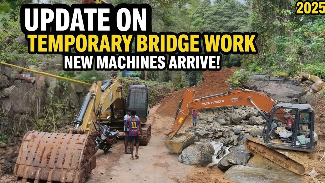 Anakkampoil&ndash;Meppadi Tunnel:&nbsp; Temporary Bridge Work Started Full Site Update!
