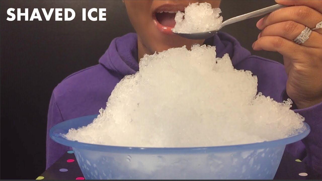 ASMR SHAVED ICE FAST EATING REQUEST