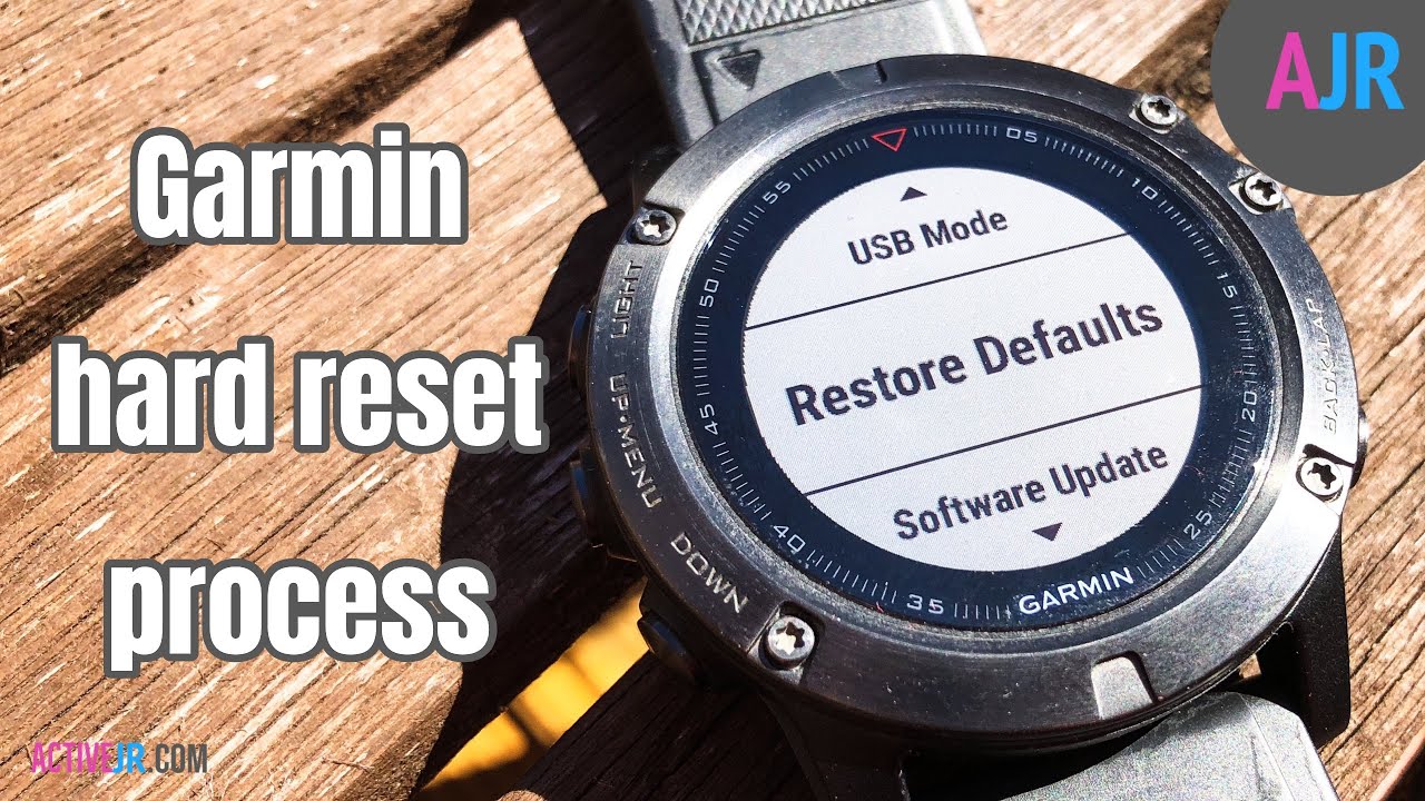 Как выполнить полный сброс настроек фитнес-часов Garmin &mdash; модели Fenix ​​6, Fenix ​​5, Forerunner...