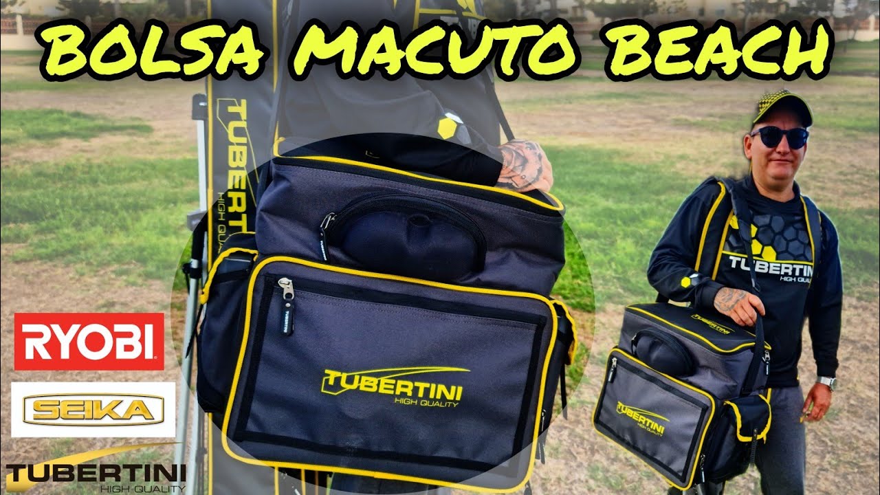 💛 🖤 Bolsa Macuto Surfcasting ( Tubertini BEACH ) 🟡 ⚫