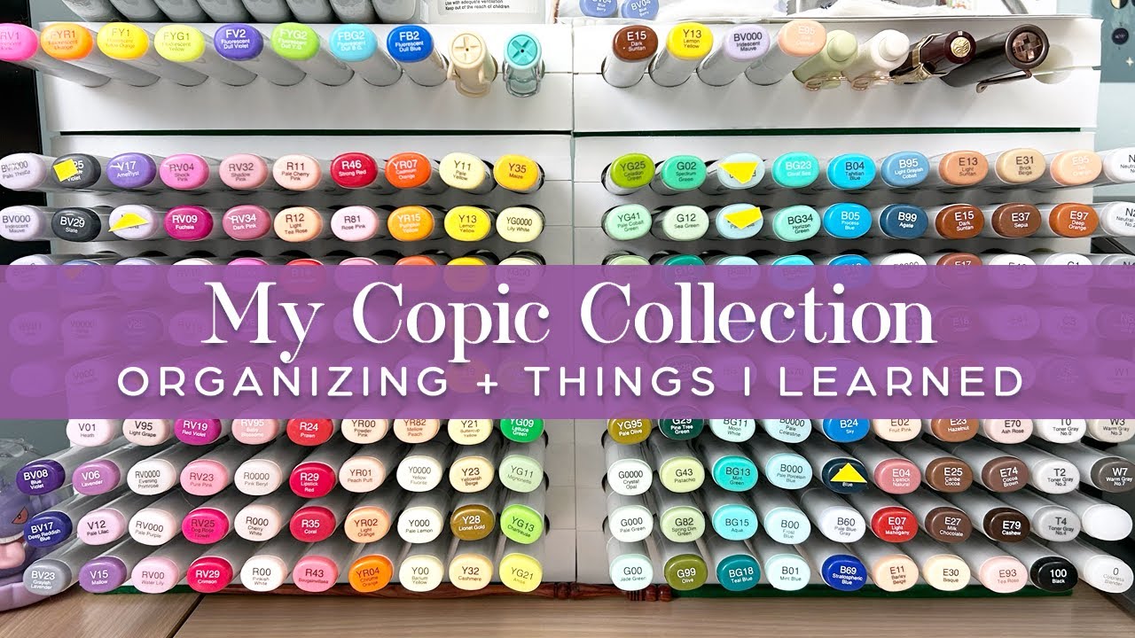 Organizing My COPIC Collection 🎨 Things I Learned
