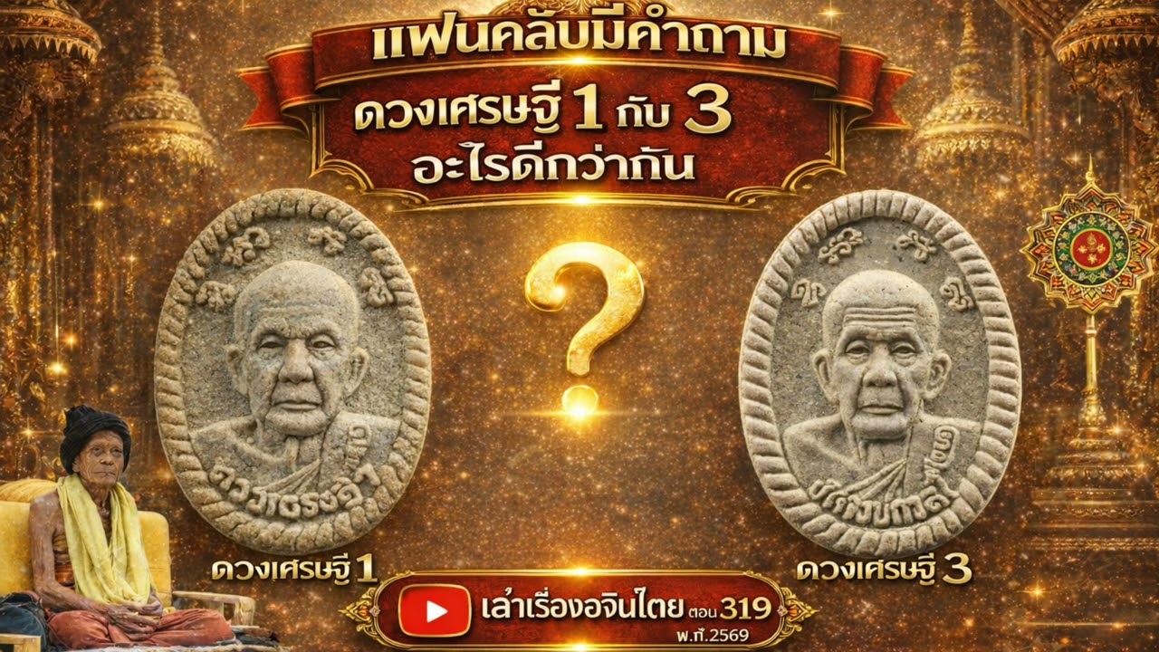 #เล่าเรื่องอจินไตย มีคำถามจากแฟนคลับ #ดวงเศรษฐี #หลวงปู่หมุน