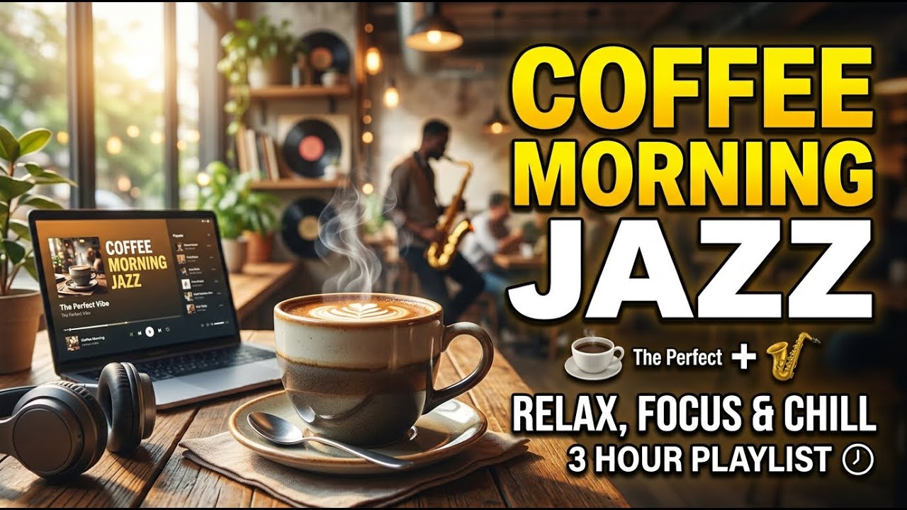 Chill Productivity Morning with Coffee Smooth Jazz and Bossa Nova Background Playlist