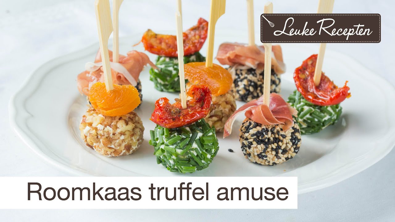 Roomkaas truffel amuse