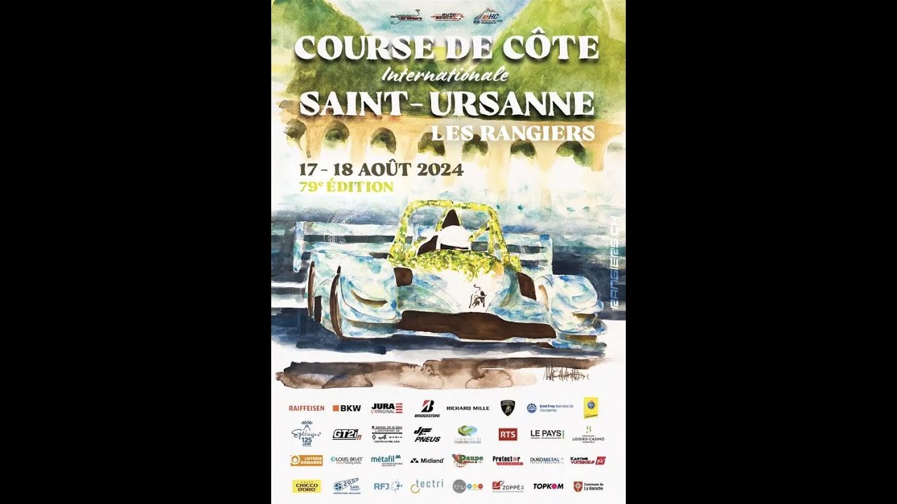 🎥 DIRECT 🏁 Course de côte de St Ursanne - Les Rangiers 2024 - Jour 1 Samedi