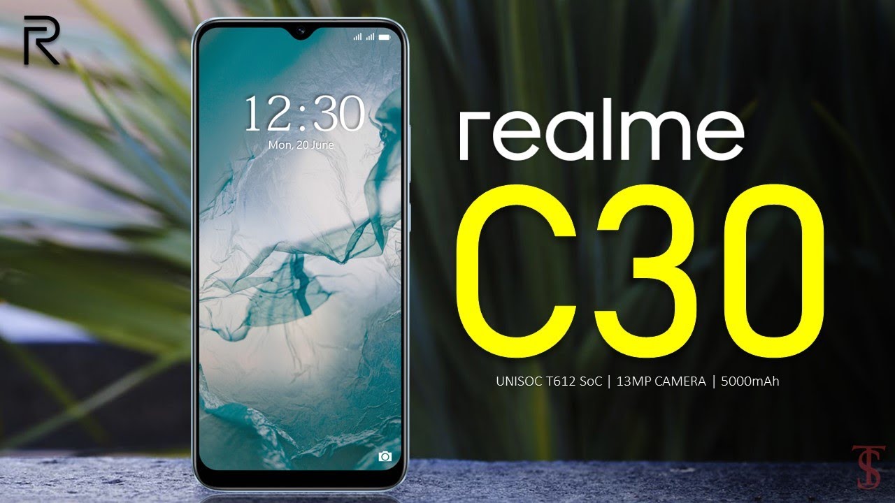 Цена Realme C30, официальный внешний вид, дизайн, характеристики, камера, функции и подробности о...
