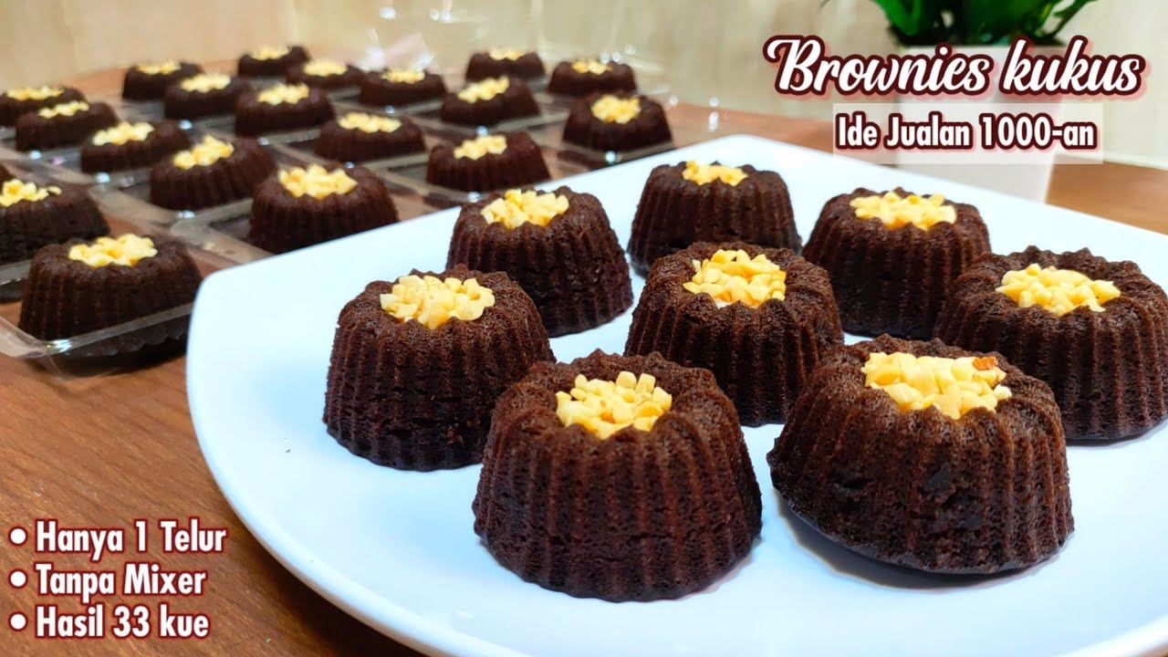 Banjir orderan !!! Hanya 1 telur Brownies kukus ide jualan 1000an