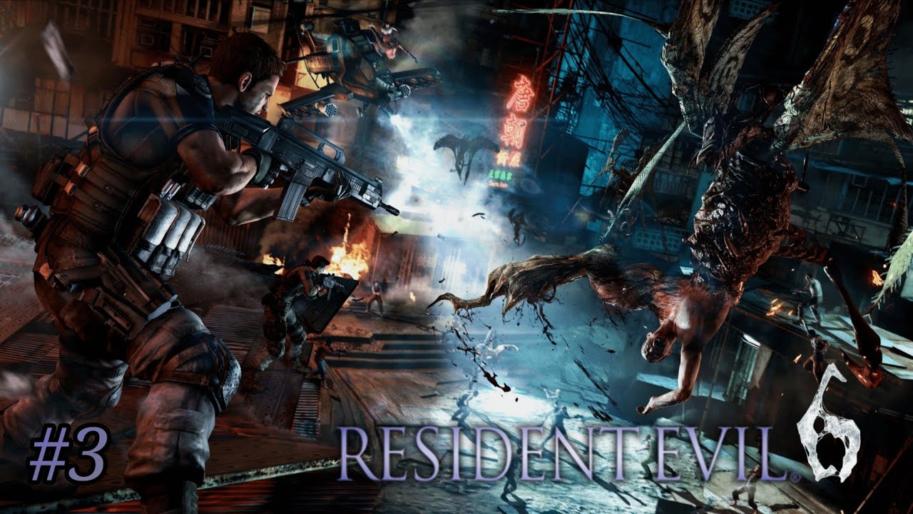 Resident Evil 6 / CHRIS / Cap 3: La serpiente 🐍/ Sin comentarios