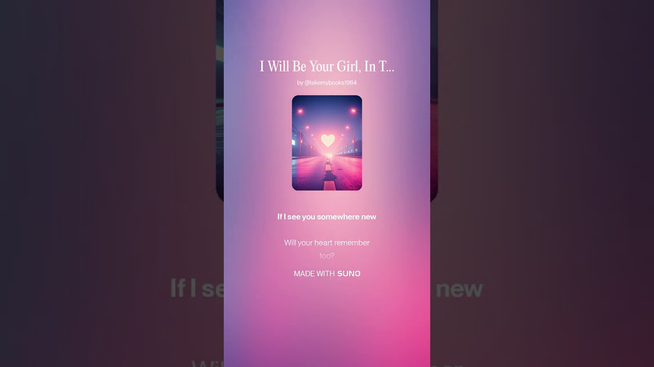 Emo Dance Tune: I Will Be Your Girl, In The Next Life