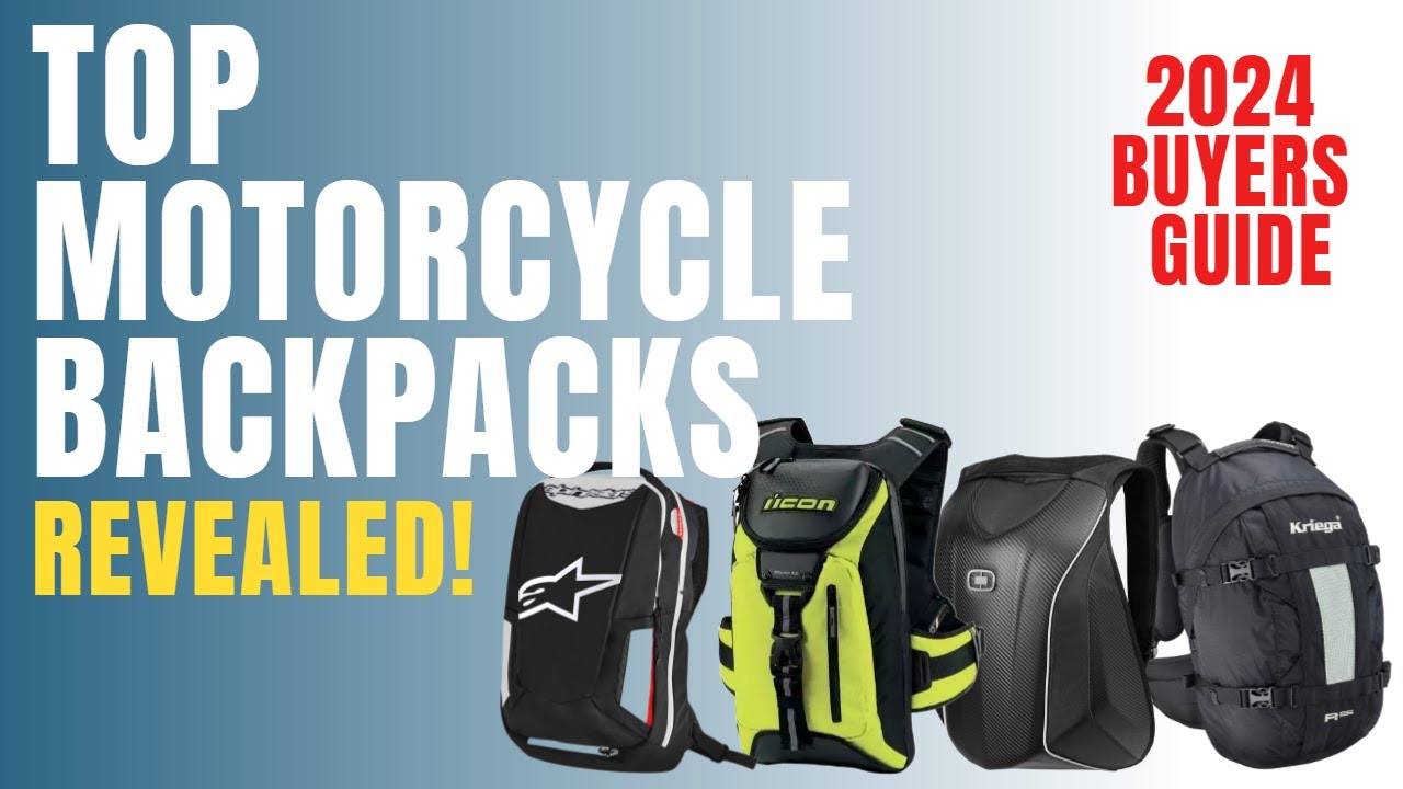 Ultimate Motorcycle Backpack Guide 2024! Best Gear for your Adventures!
