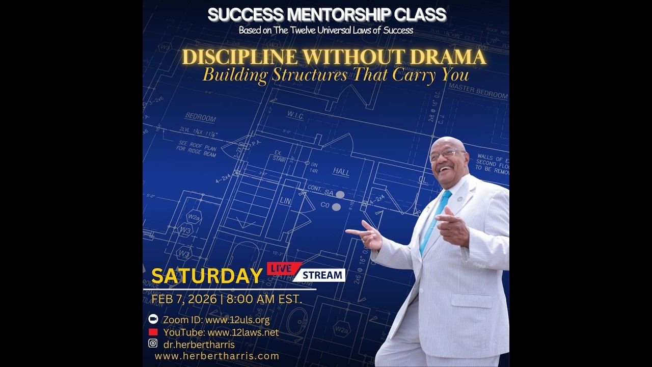 Success Mentorship Class 415: Discipline Without Drama with Dr. Herbert Harris