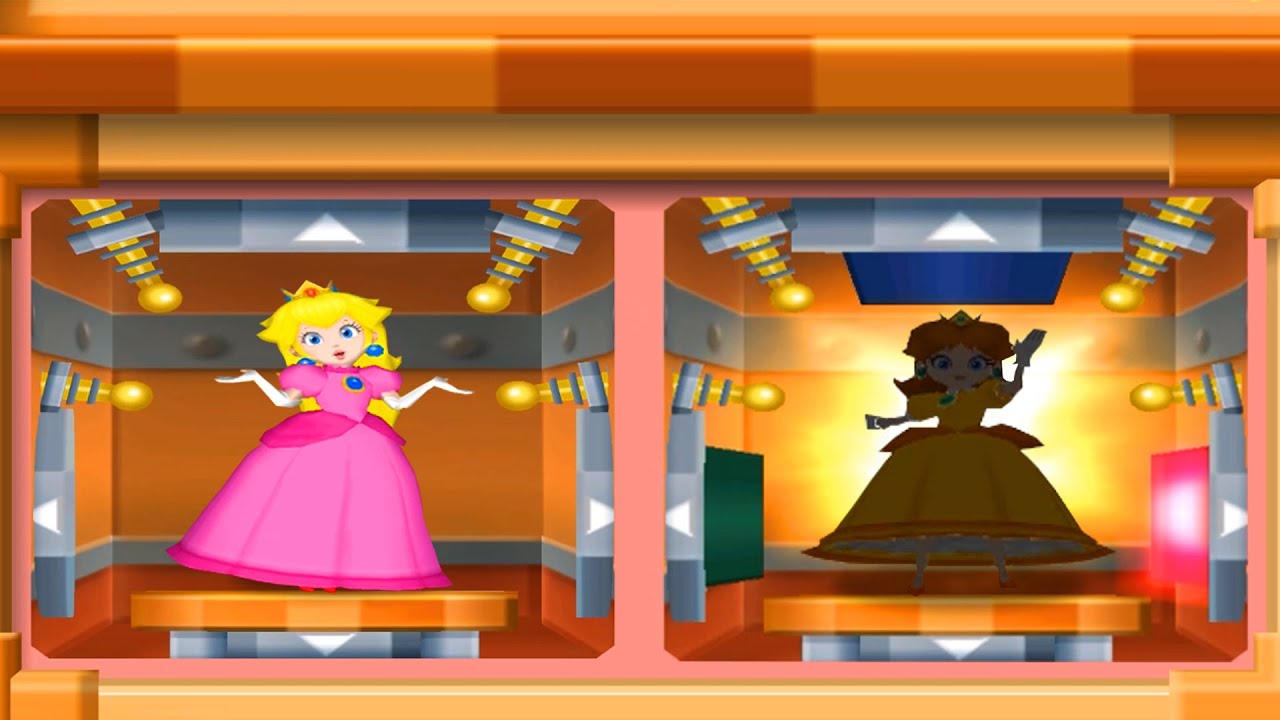 【マリオパーティ7】ミニゲームピーチVsデイジーVsワリオVsワルイージ(CPU最強 たつじん)