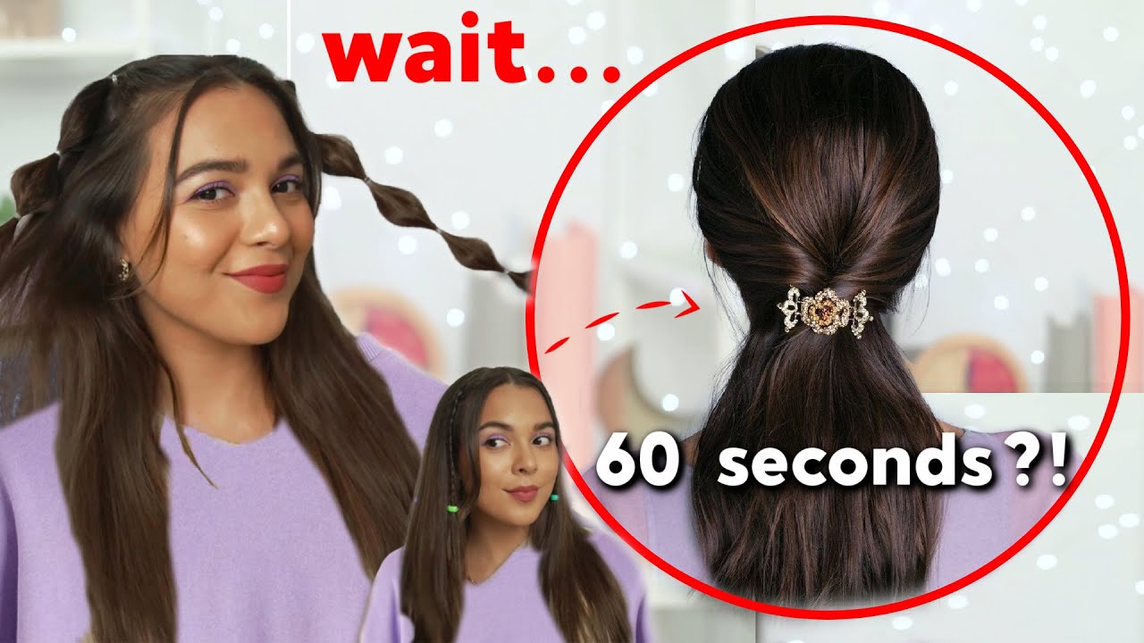 1- MINUTE Hairstyles for BUSY GIRLS Part 2 | Testing Lazy Hair Hacks