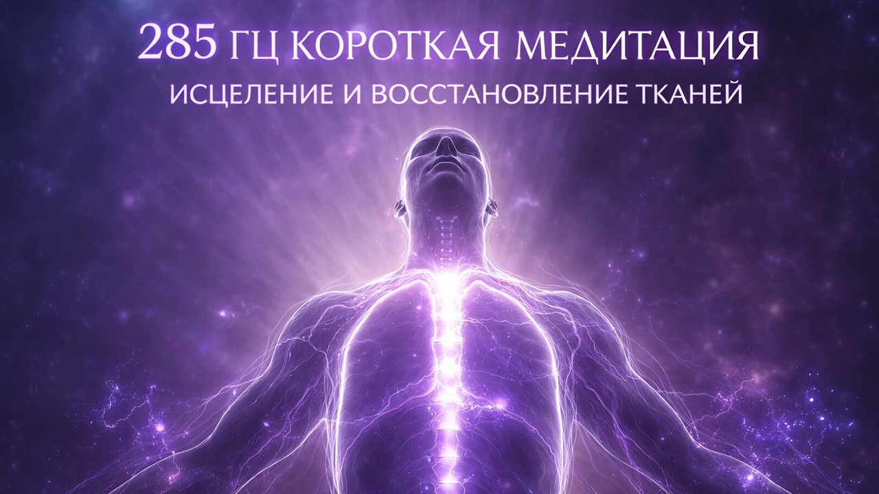 285 Гц Исцеление и Восстановление Поврежденных Тканей | Короткая Медитация
