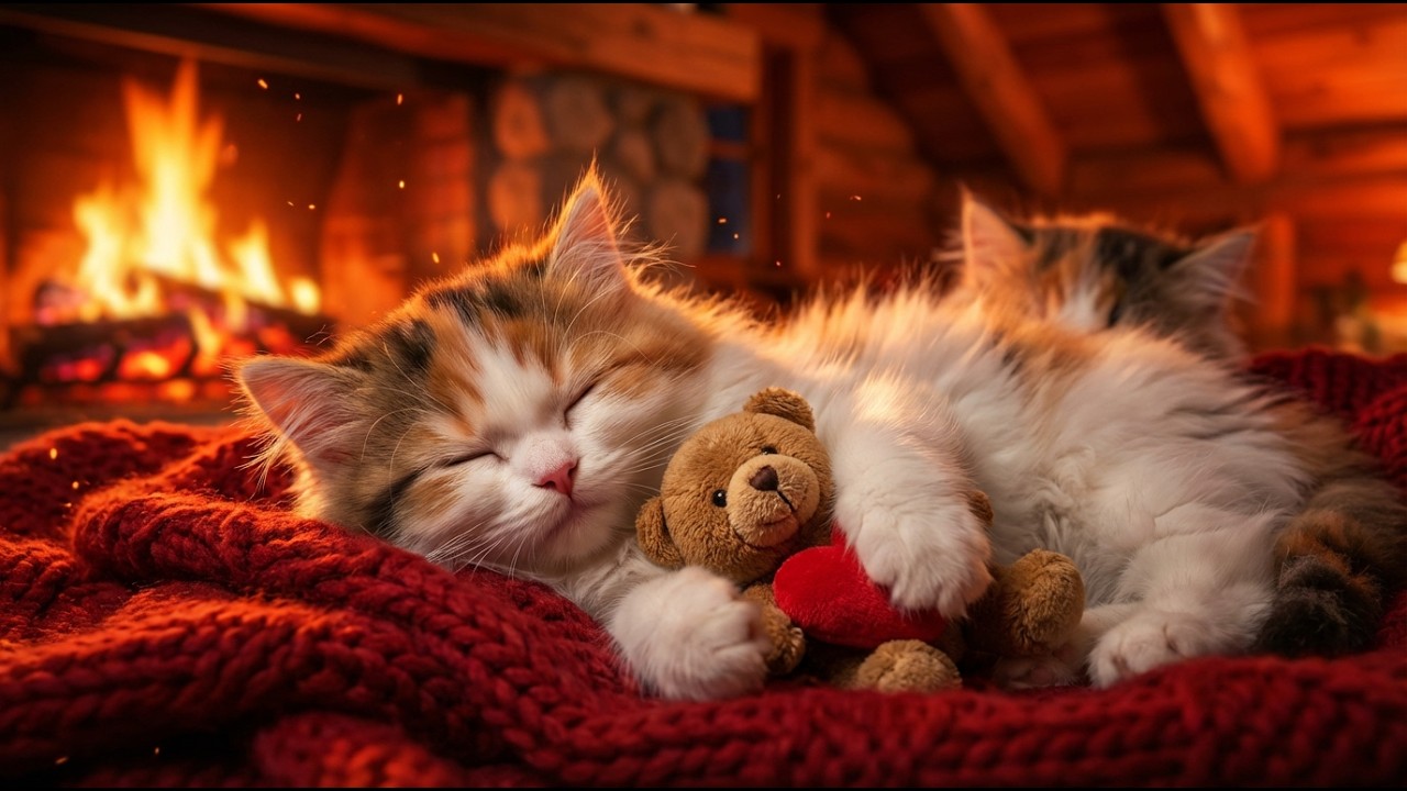 Peaceful Sleep Experience for Cats 🐱 Calm Night Ambience