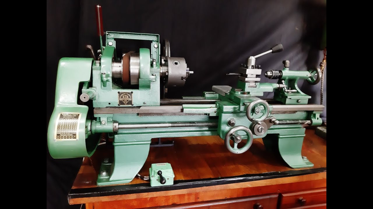lathe restoration | restauração de torno antigo final