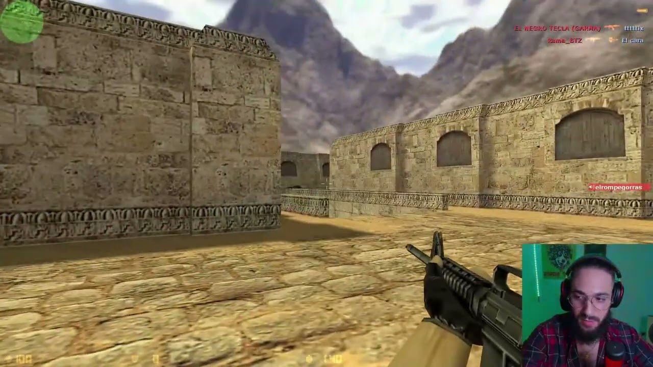 misternachoo juega al counter strike 1.6 mientras se habla de todo