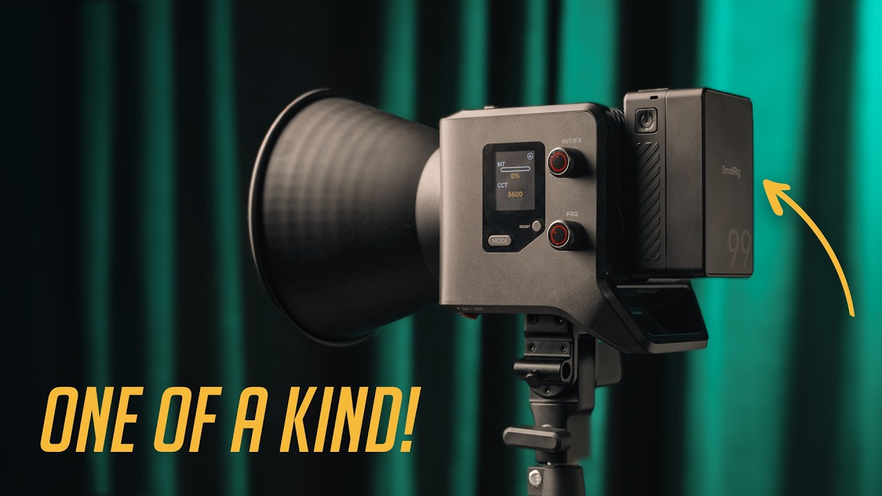 Genius! - New Smallig RC220D Pro - Clever V-mount Light!