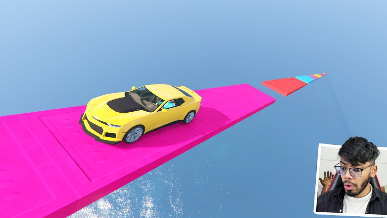 Only 3.0003% People With Secret Skills Can Complete This IMPOSSIBLE Car Parkour Race in GTA 5!
