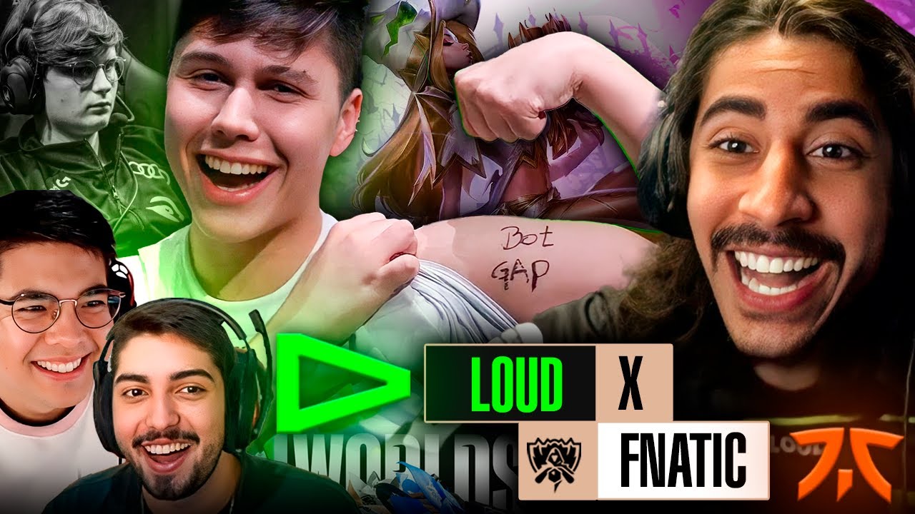 LOUD x FNATIC - A LOUD STOMPOU A FNATIC DE PONTA A PONTA! | Worlds 2022