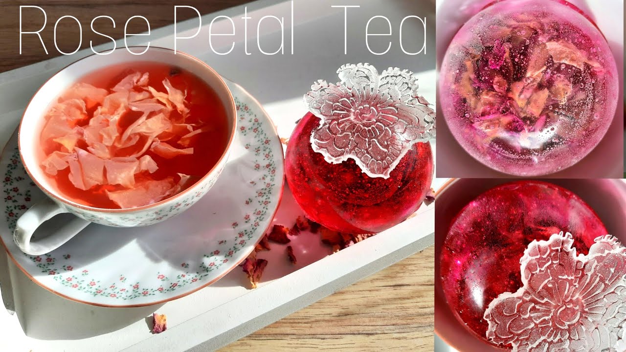 #Yummy World# Rose Petals Bombs Tea/ Beautiful and Delicious Flower Bombs/ Kule herbaciane z różą