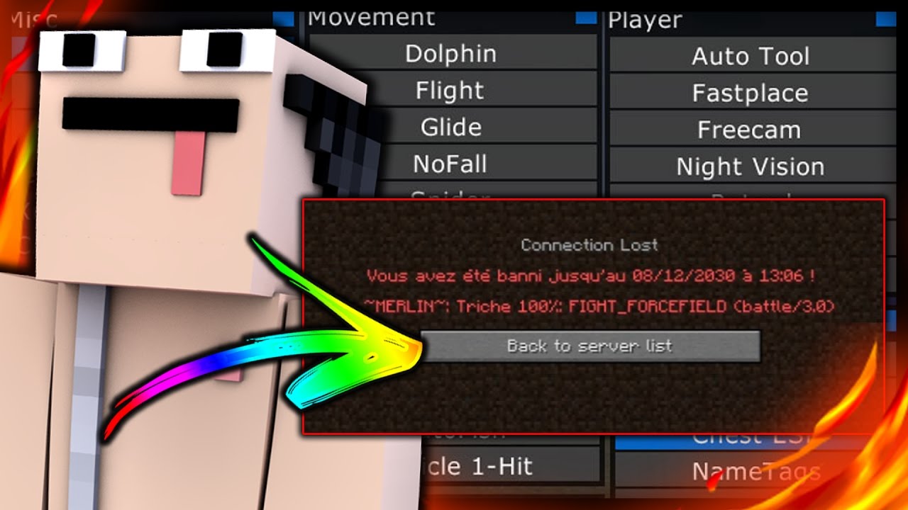 TELFORT CHEAT CONTRE MOI ET .. IL PREND UN BAN DE FUNCRAFT :p