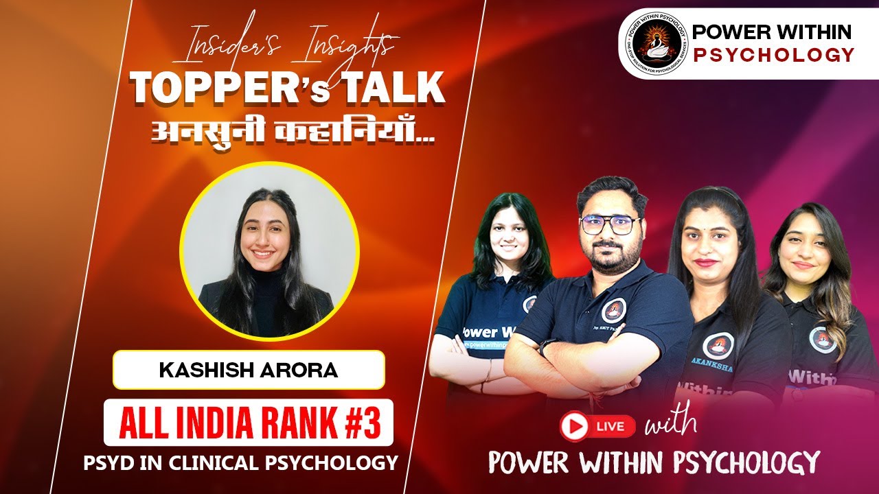 PsyD in Clinical Psychology (RCI) 2025 - AIR #3 | Topper's Talk with Power Within Psychology