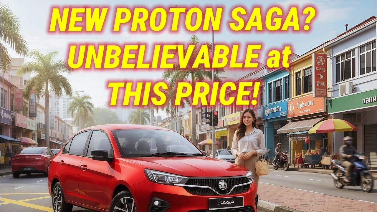 Is This the Best Affordable Car in Malaysia? NEW Proton Saga 2025 Walkaround!